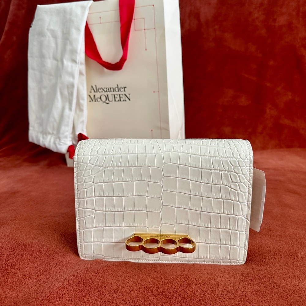 Alexander McQueen bag Crocodile Pattern
